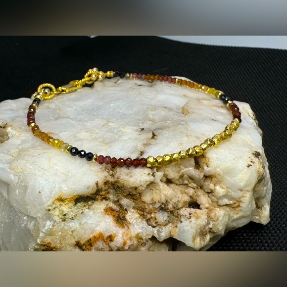Tundra Sapphire and Vermeil Dainty Bracelet - Picture 8 of 13